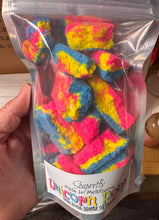 Load image into Gallery viewer, ‘UNICORN POOP’ bath bomb blasts of colour