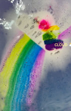 Load image into Gallery viewer, Rainbow OR Cloud Colour Surprise Bath Bomb