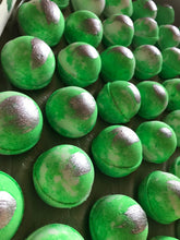 Load image into Gallery viewer, Crushed Lime and Sea Salt 80 gram bath bomb