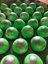 Load image into Gallery viewer, Crushed Lime and Sea Salt 80 gram bath bomb