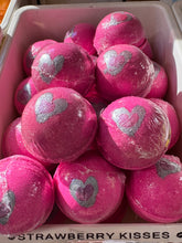 Load image into Gallery viewer, Strawberry Kisses Bath Bomb
