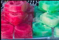 Loofah glycerin soap