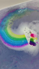 Load and play video in Gallery viewer, Rainbow OR Cloud Colour Surprise Bath Bomb
